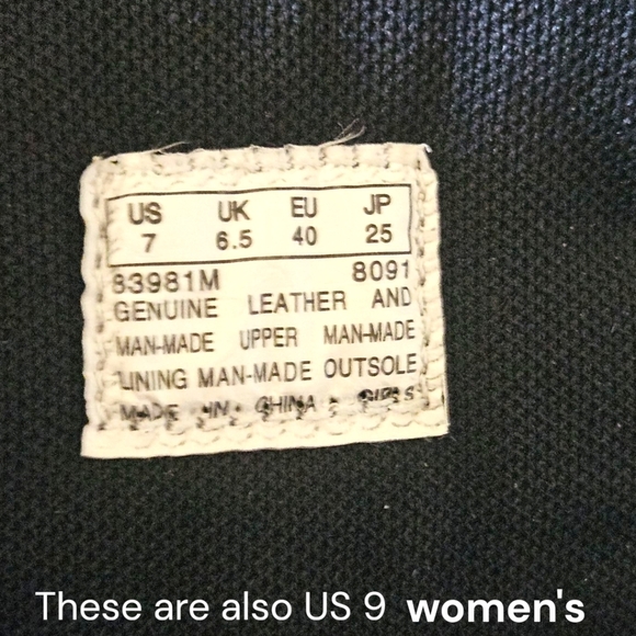 TIBERLAND black tall leather water proof lace-up Side Zip boots JR. 7 Women's 9 - Picture 14 of 16